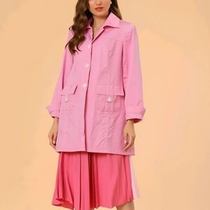 🩵 TRENCH COAT Woman's Pink